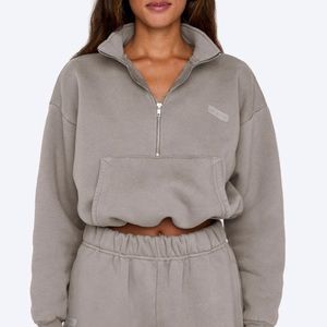 Set Active Grey Half Zip